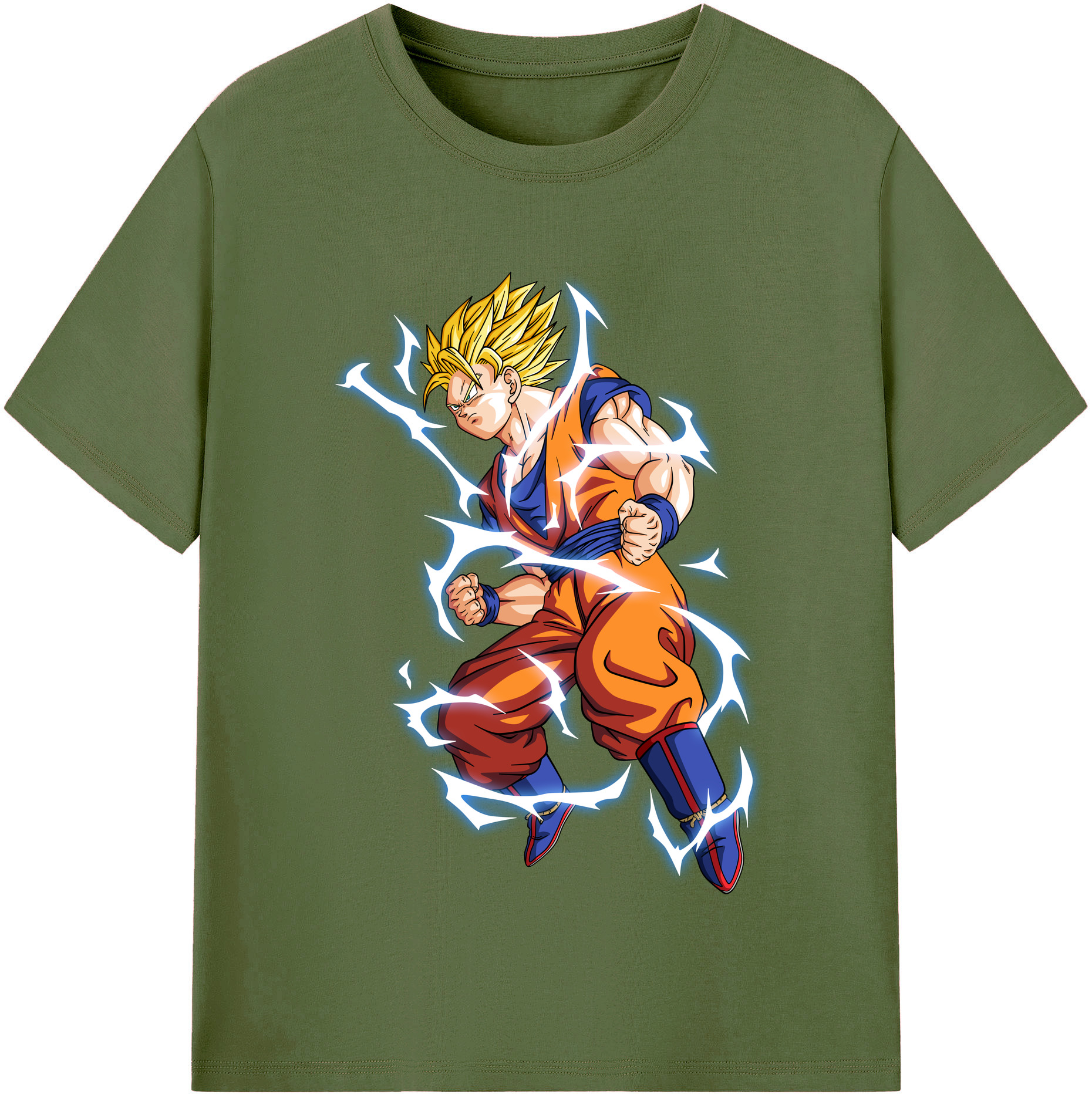（画像用） ドラゴンボール 孫悟空（そん ごくう）Son Goku カカロット DRAGON BALL Kakarotto 綿100％半袖Tシャツ（フロントプリント）